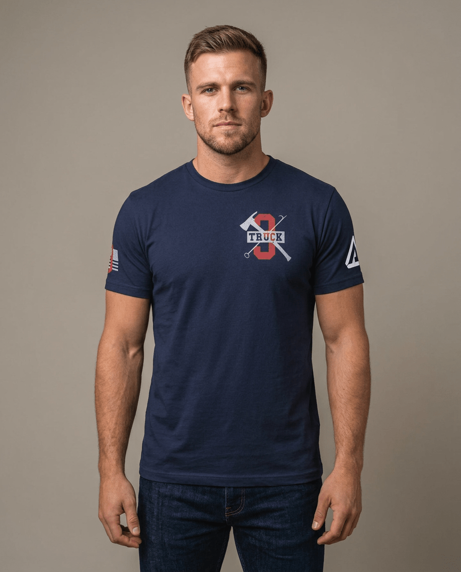 3 Truck T-Shirt / 4 XL & 5XL Special Order Sizes - DIA Apparel Co.