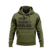 DIA Respect My Pronouns USMC Grunt Hoodie