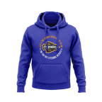 Royal blue hoodie featuring a circular chest graphic with "DIA PATHFINDER U.S.A" and inspirational outdoor text.   