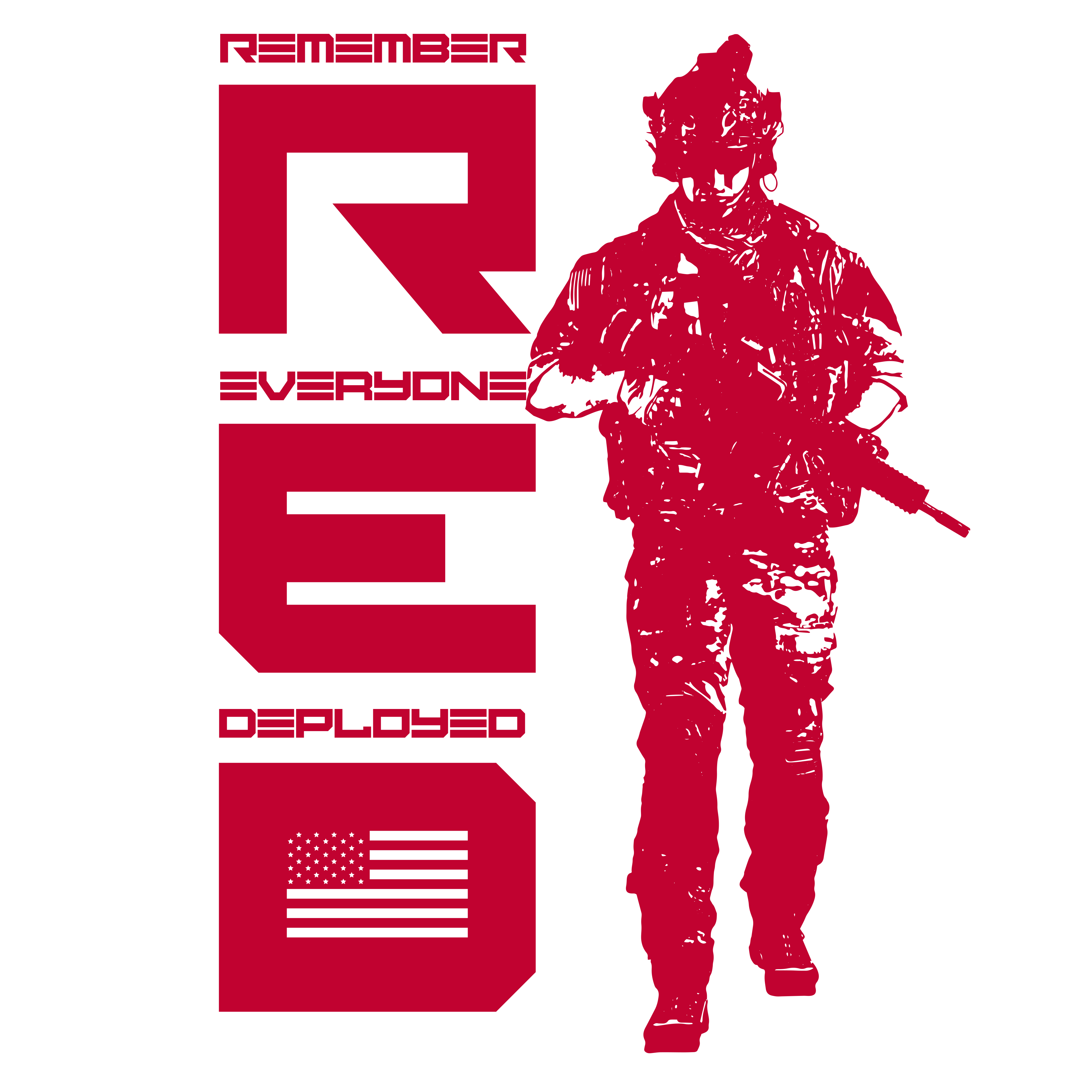 DIA Remember Everyone Deployed R.E.D. Hoodie