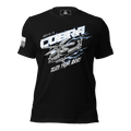 Black t-shirt featuring an AH-1 Cobra graphic and an American flag on the sleeve.
