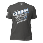 Asphalt t-shirt featuring an AH-1 Cobra graphic and an American flag on the sleeve.