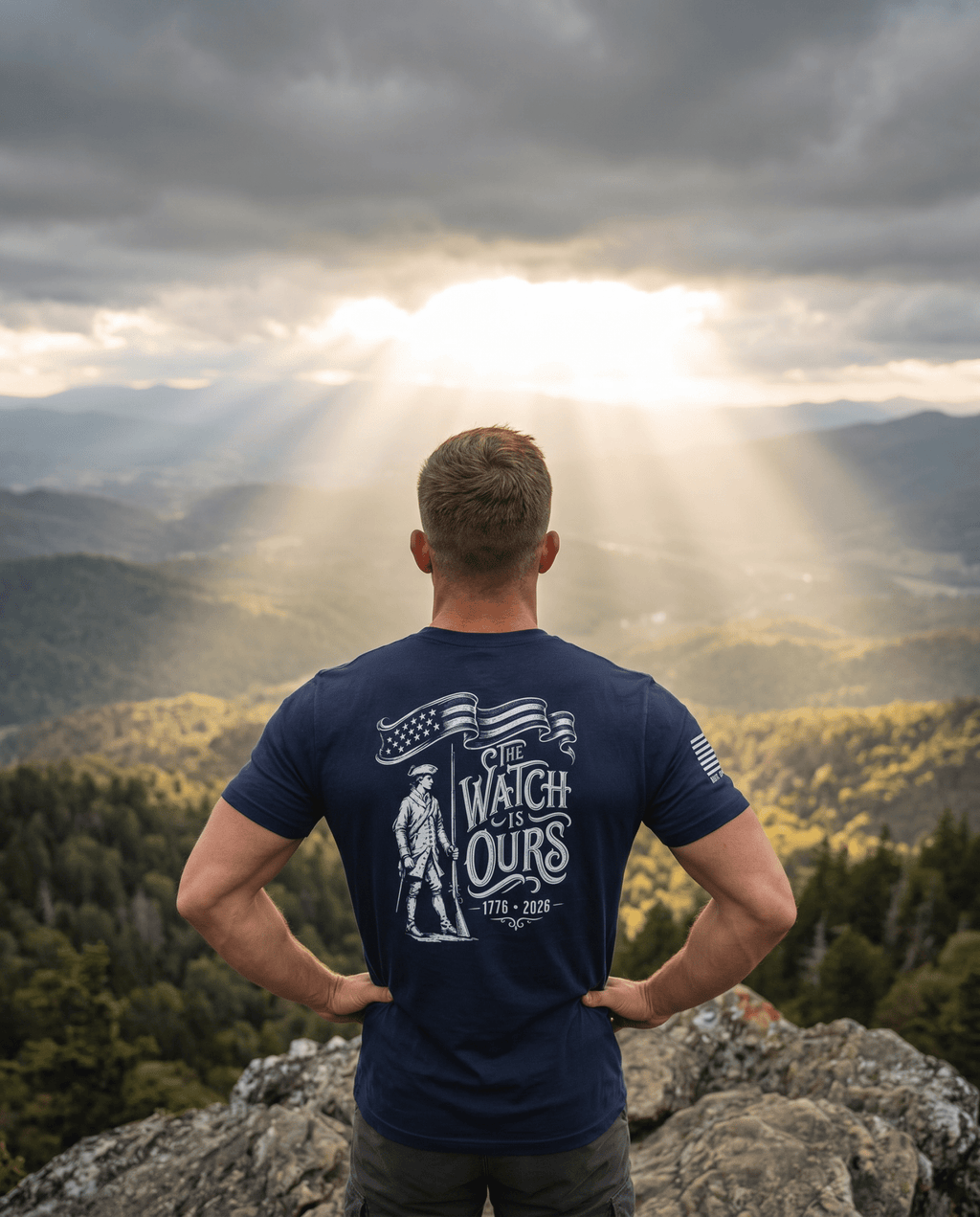 America 250th The Watch is Ours T-Shirt - DIA Apparel Co.