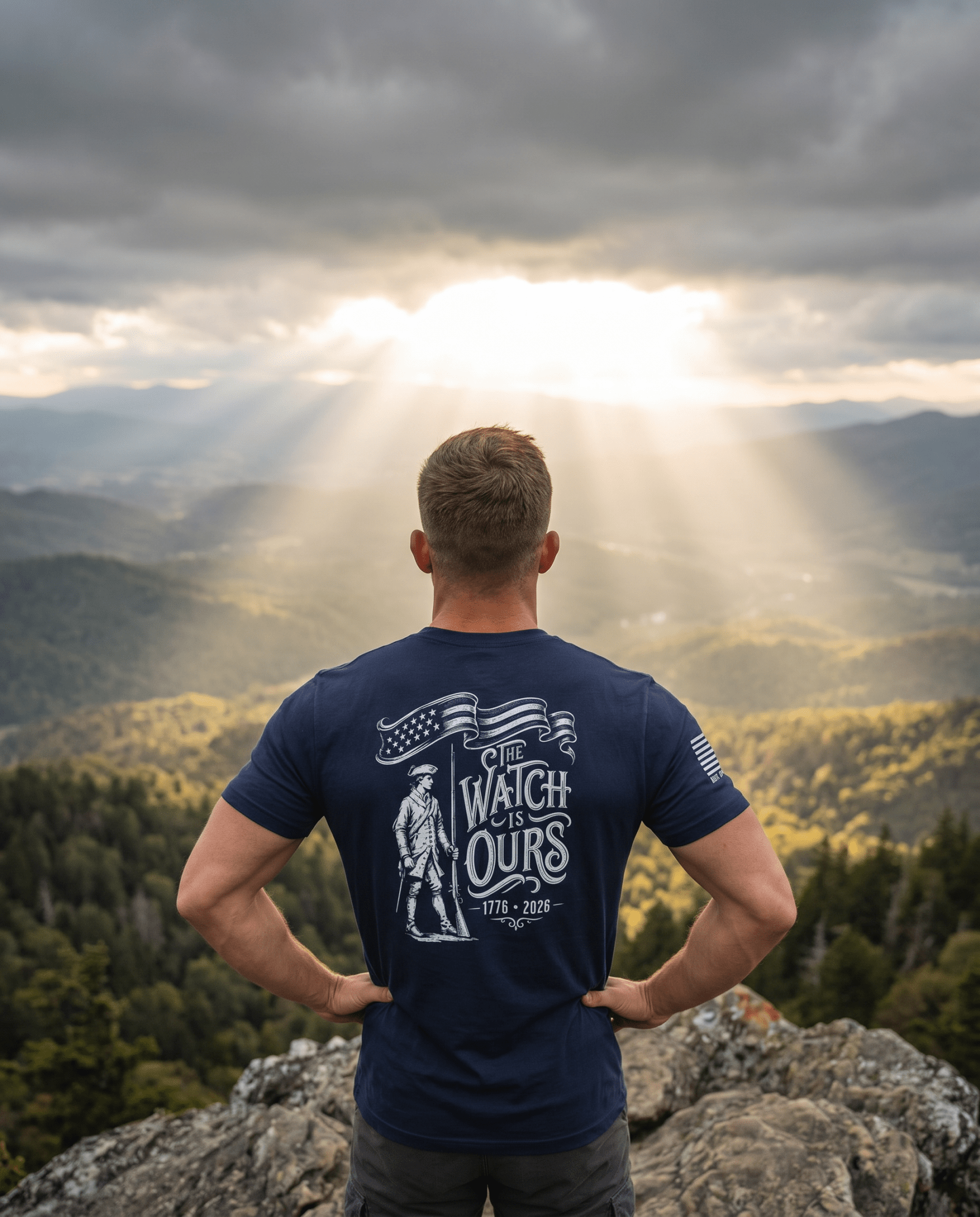 America 250th The Watch is Ours T-Shirt - DIA Apparel Co.