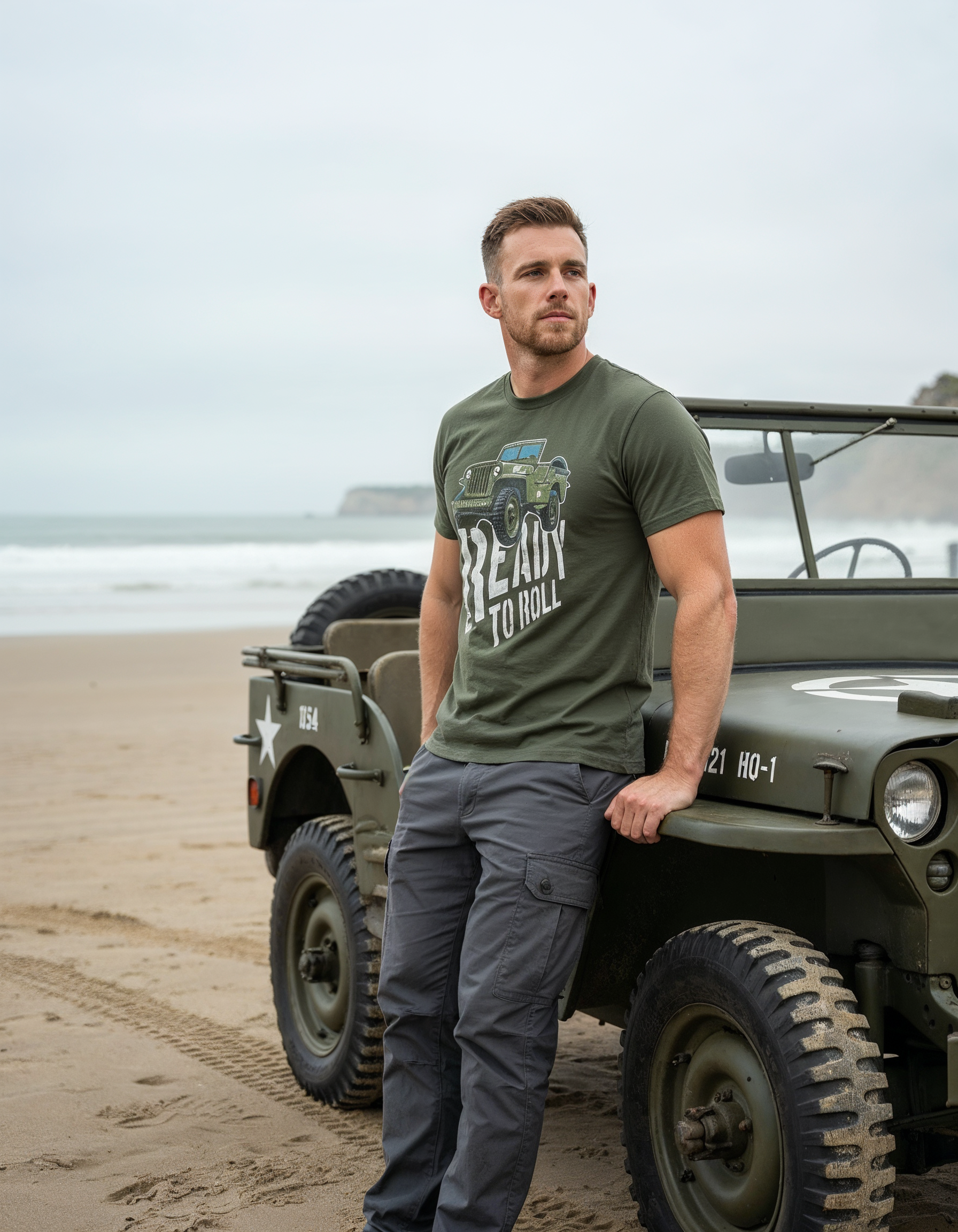 Willys Jeep - Ready to Roll T-Shirt