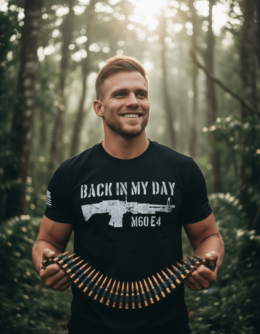 Back In My Day M60 E4 T-Shirt - DIA Apparel Co.