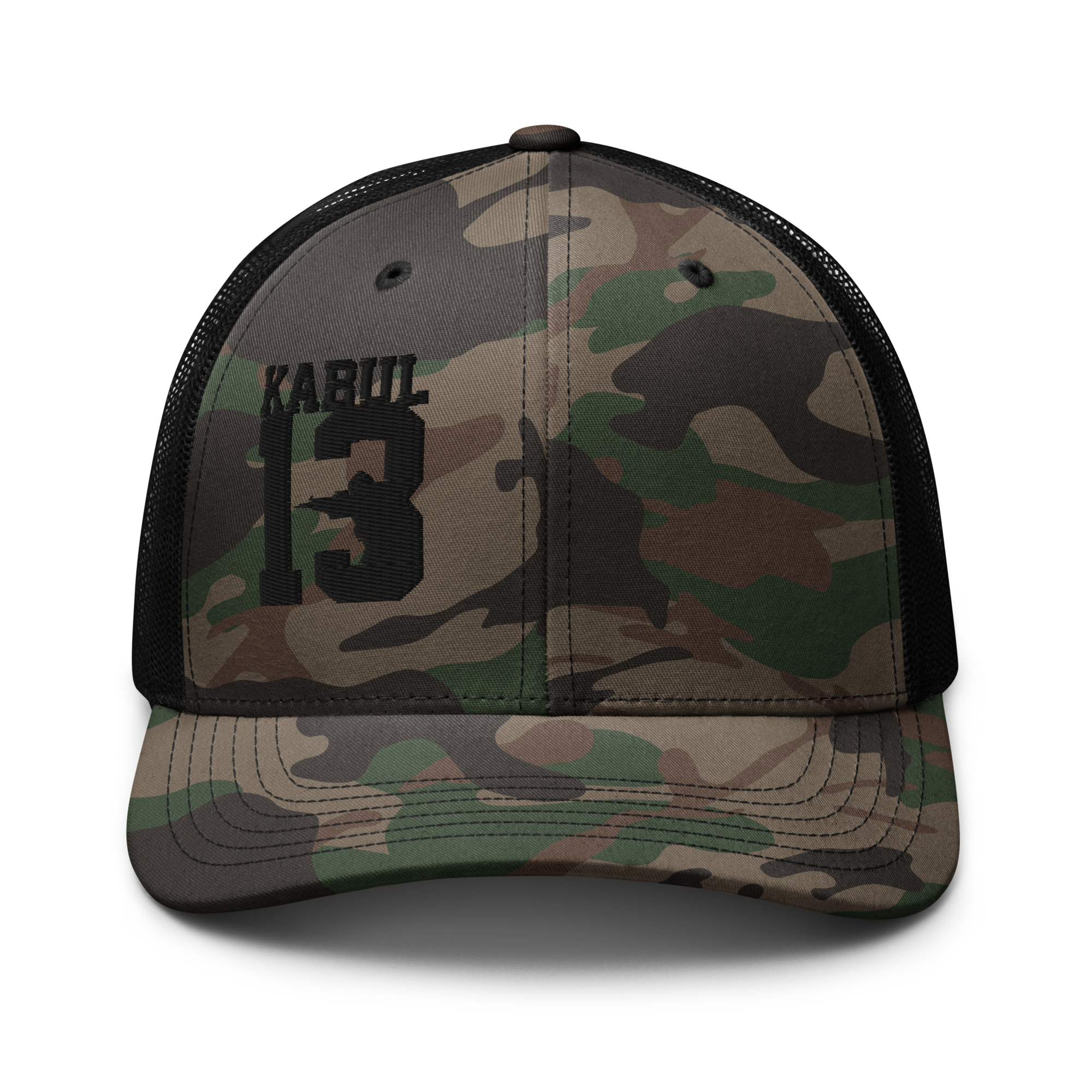 DIA Kabul 13 Abbey Gate Camouflage Trucker Hat