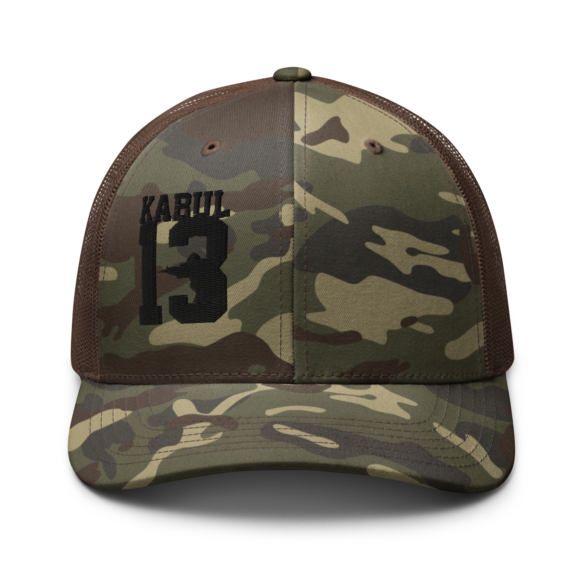DIA Kabul 13 Abbey Gate Camouflage Trucker Hat