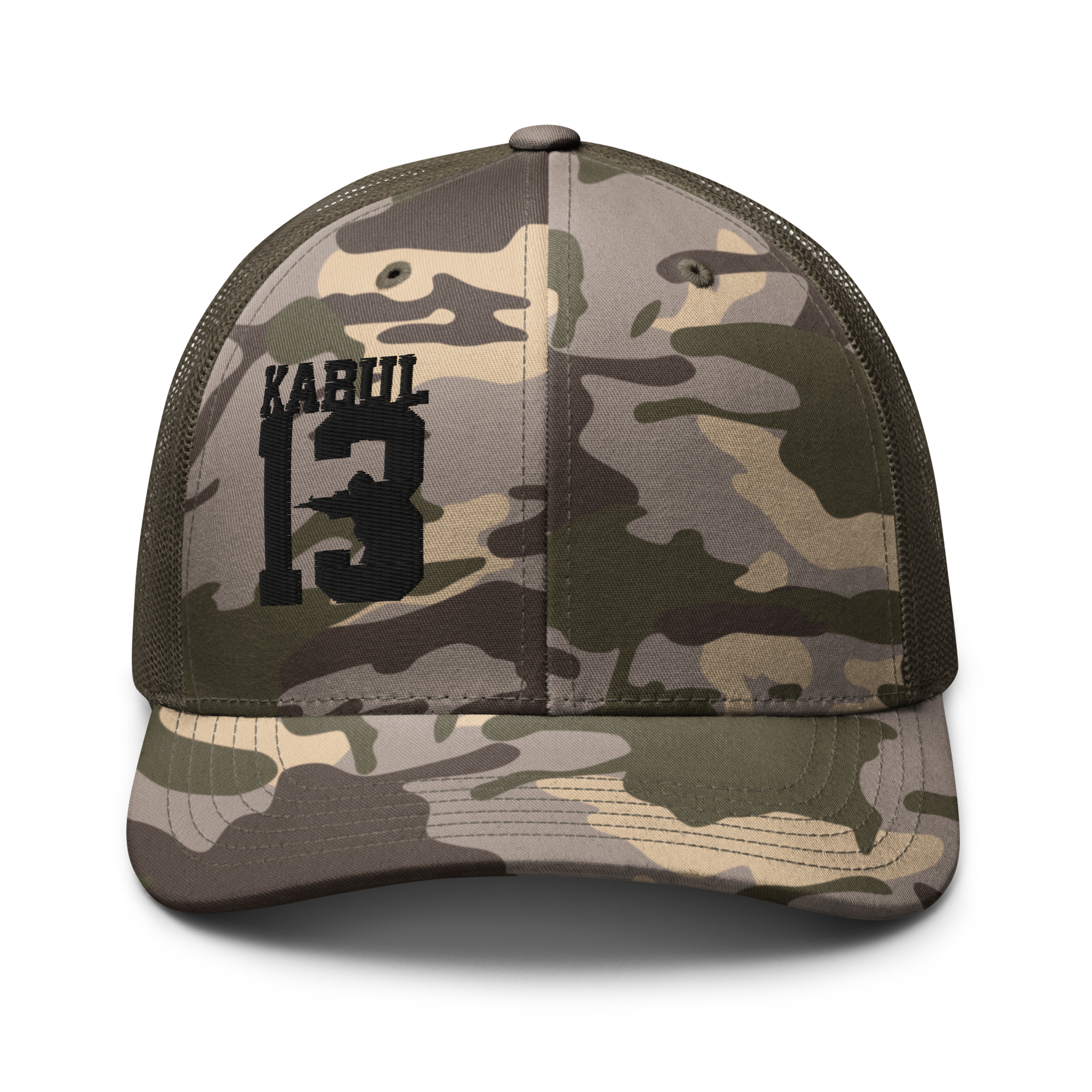DIA Kabul 13 Abbey Gate Camouflage Trucker Hat