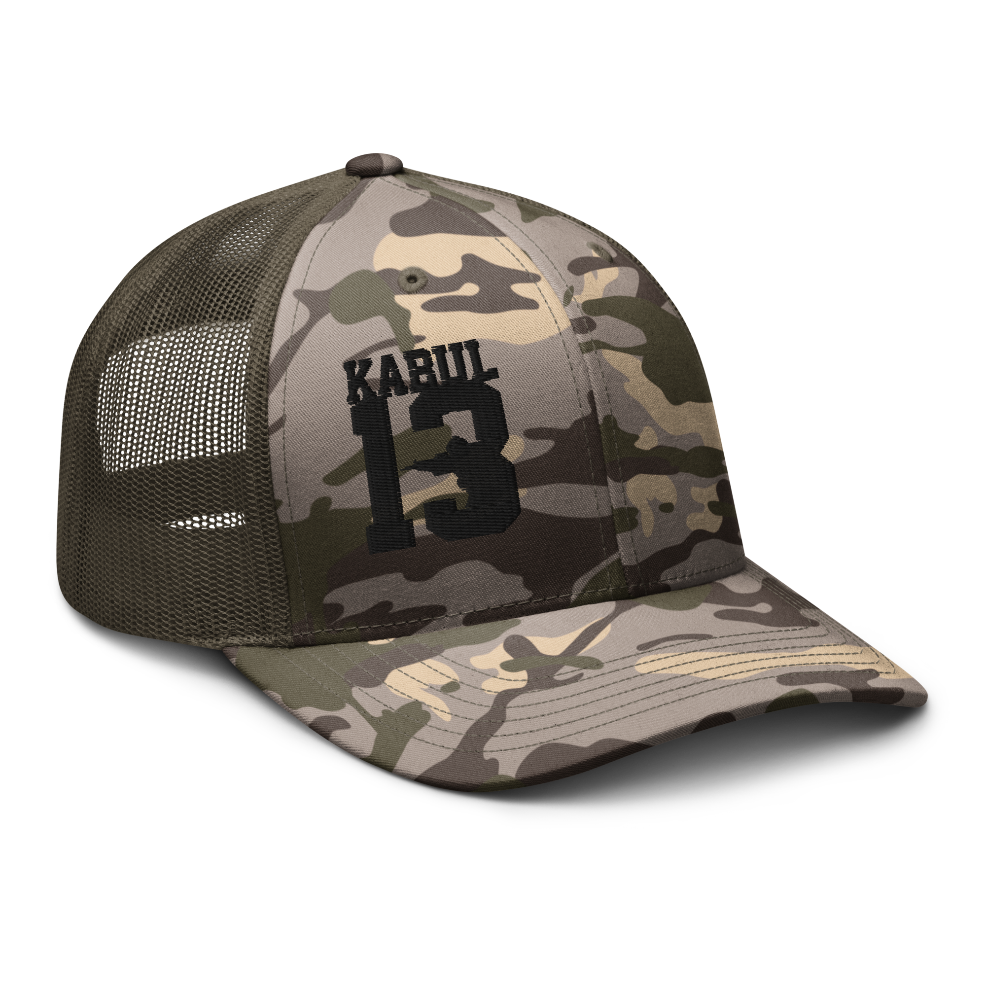 DIA Kabul 13 Abbey Gate Camouflage Trucker Hat