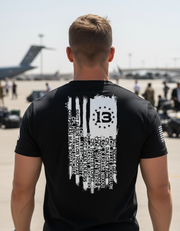 Special Edition Kabul 13 Names Back Print T-Shirt