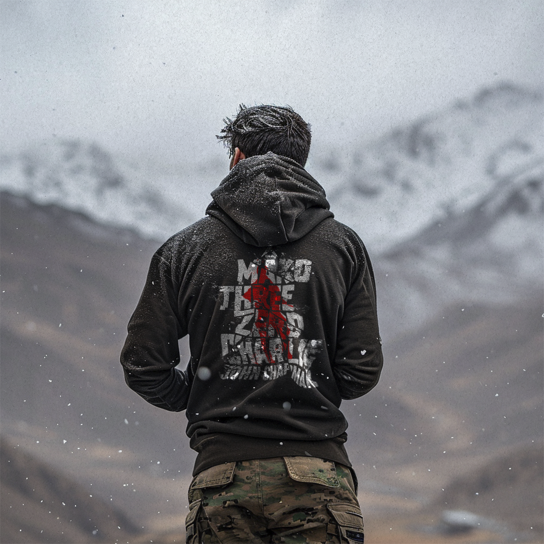 DIA Military Legends: John Chapman Mako Three Zero Charlie Hoodie