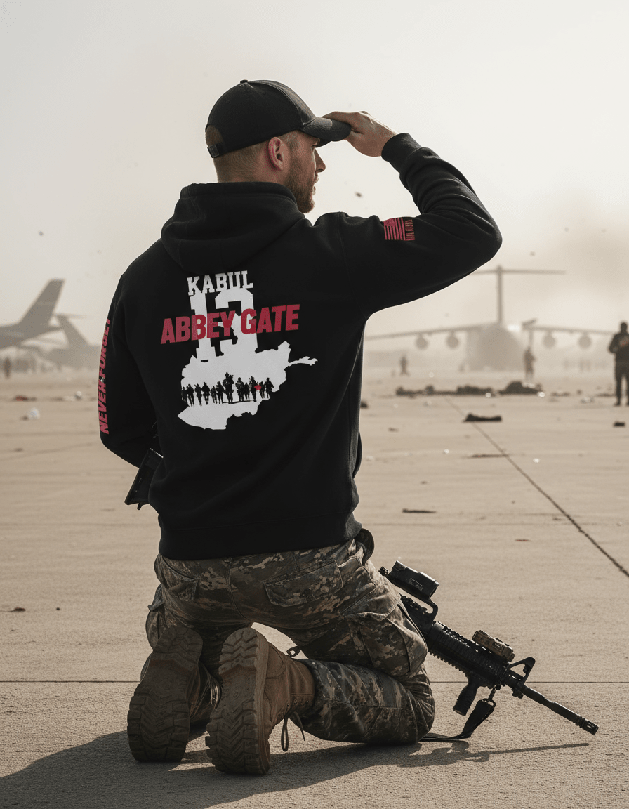 Kabul 13 Abbey Gate Hoodie - DIA Apparel Co.