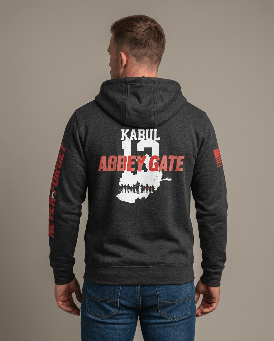 Kabul 13 Abbey Gate Hoodie - DIA Apparel Co.