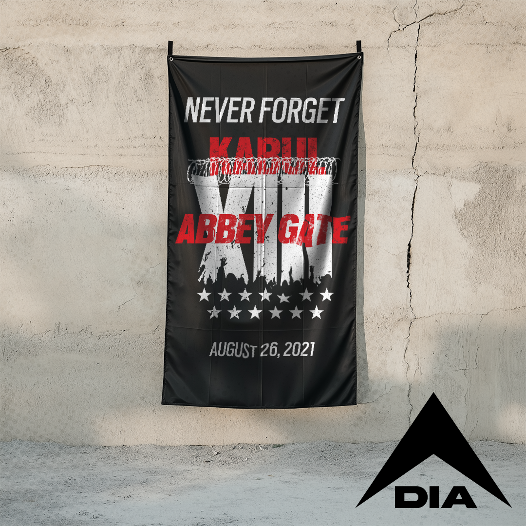 DIA Abbey Gate Kabul XIII Flag