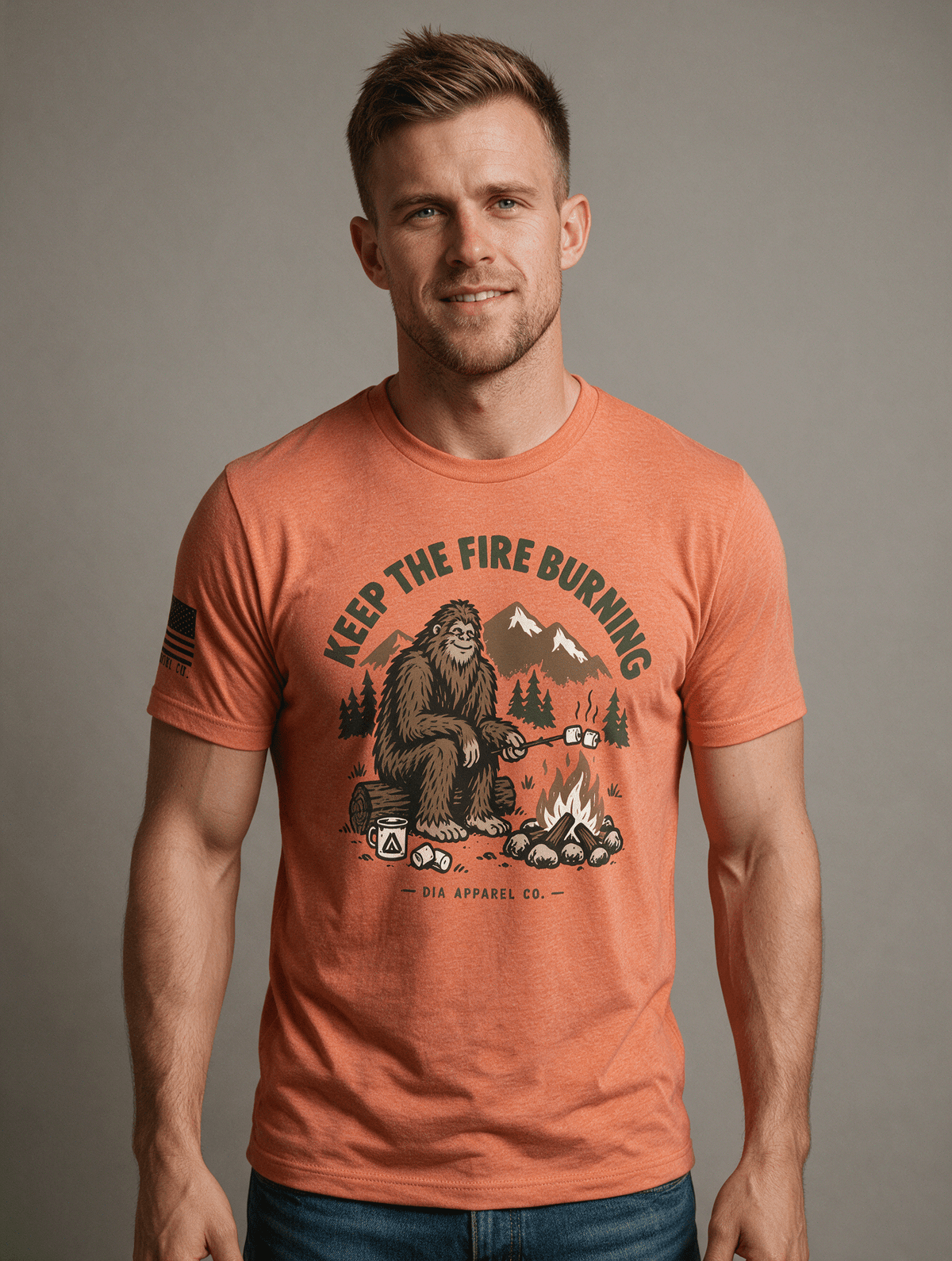 Keep the Fire Burning T-Shirt - DIA Apparel Co.