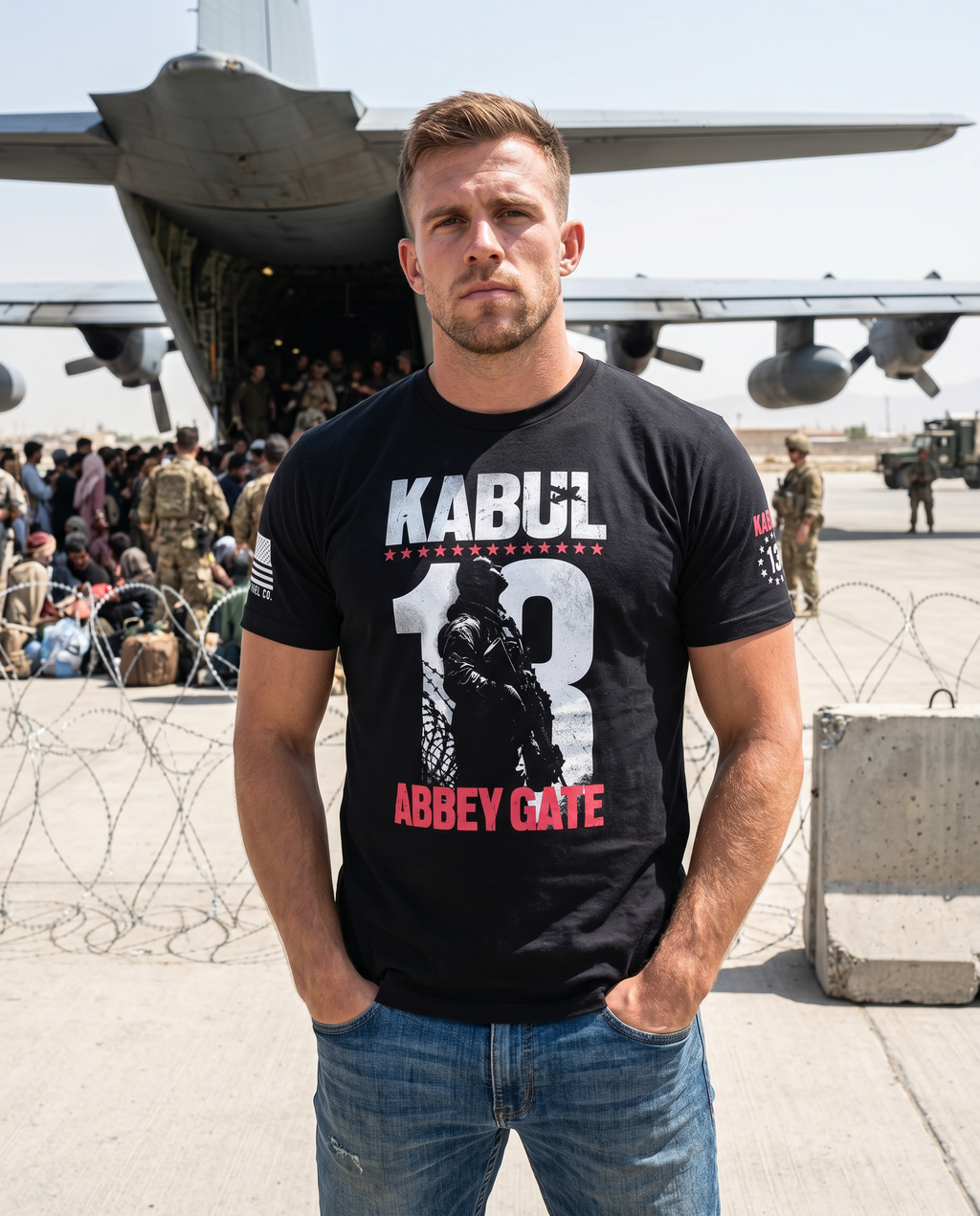 Abbey Gate 2026: 5 Years, No Answers Front Print T-Shirt