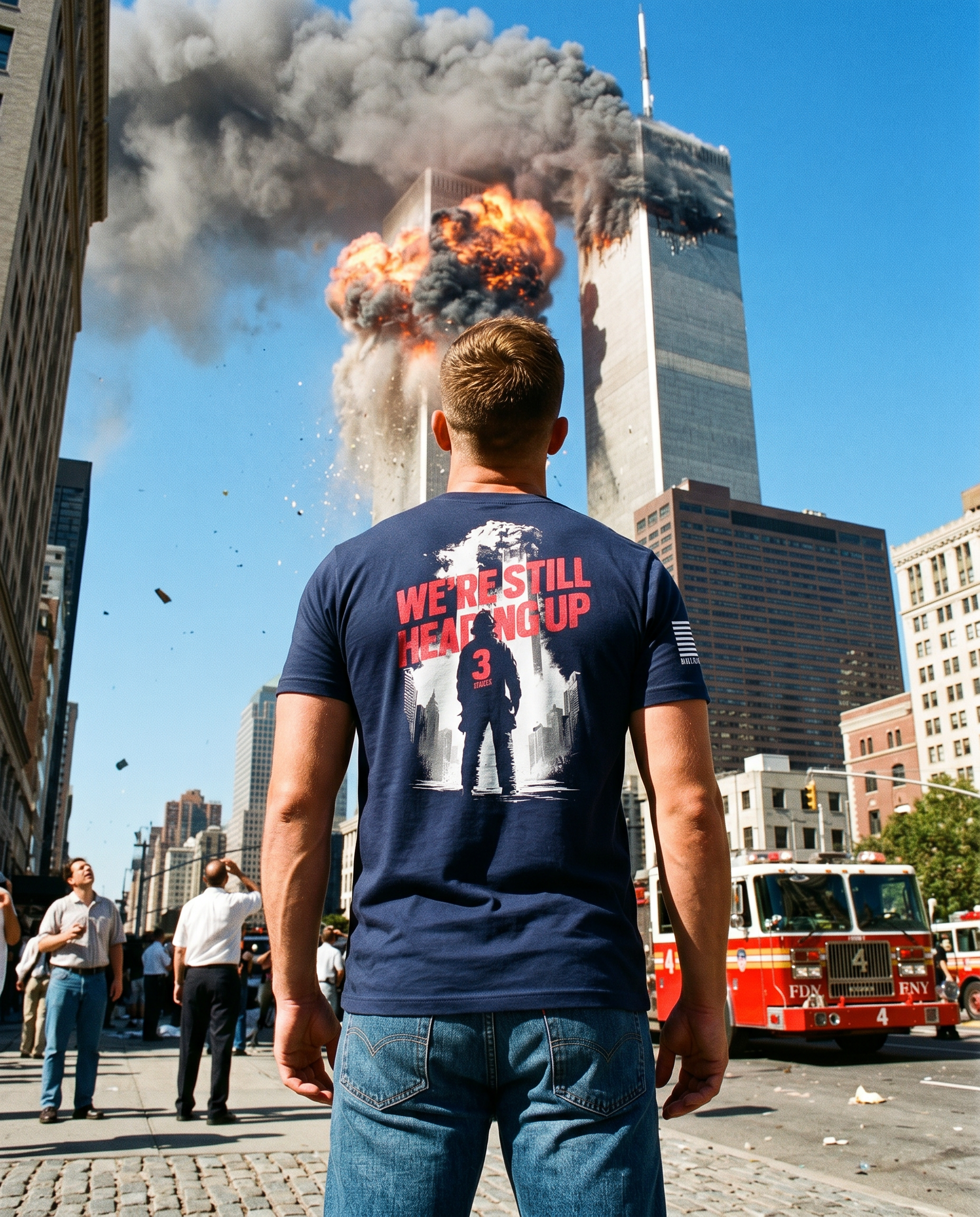 3 Truck 25th Anniversary T-Shirt Back Print