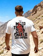Mako Three Zero Charlie Back Print T-Shirt - DIA Apparel Co.