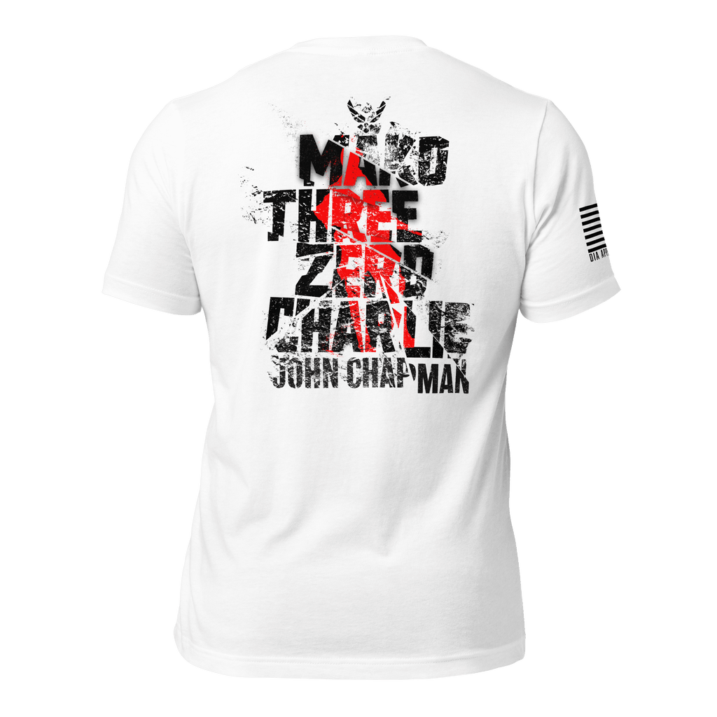 Mako Three Zero Charlie Back Print T-Shirt - DIA Apparel Co.