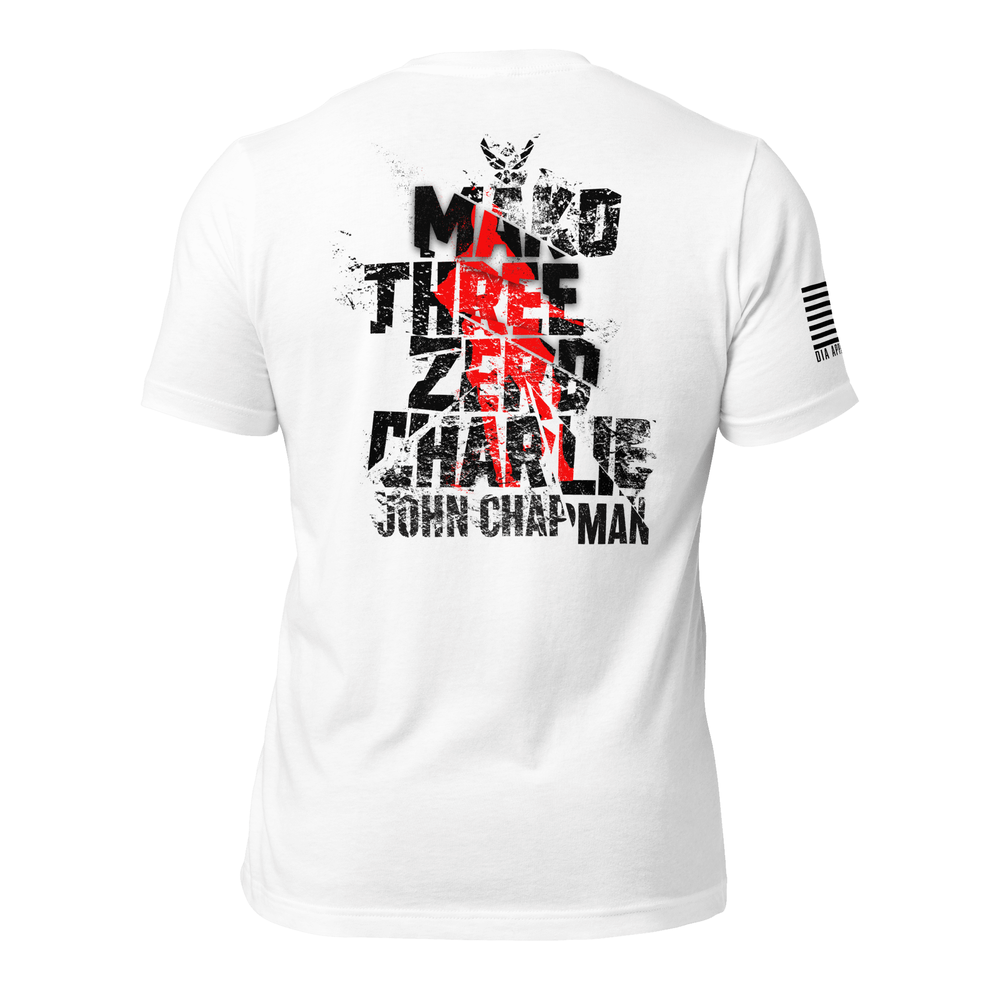 Mako Three Zero Charlie Back Print T-Shirt - DIA Apparel Co.