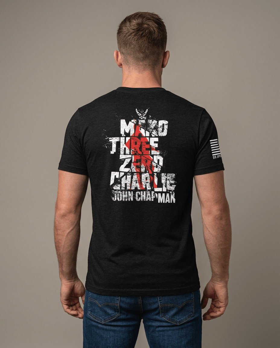 Mako Three Zero Charlie Back Print T-Shirt - DIA Apparel Co.