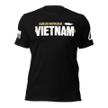 Black Carlos Hathcock "VIETNAM LEGEND" t-shirt, with a DIA logo and American flag on the sleeve.