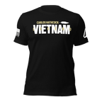 Black Carlos Hathcock "VIETNAM LEGEND" t-shirt, with a DIA logo and American flag on the sleeve.