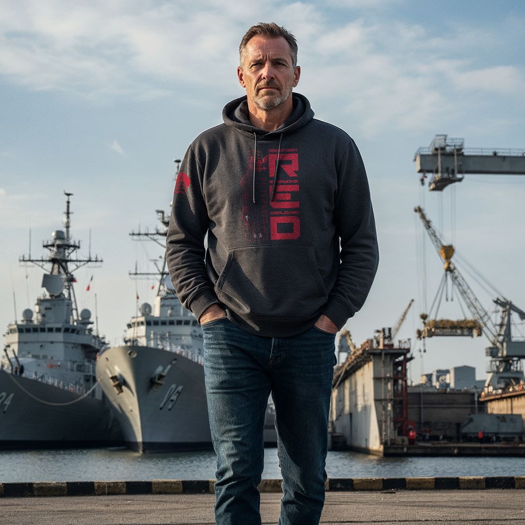 DIA Remember Everyone Deployed R.E.D. Navy Edition Hoodie