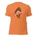 Burnt Orange Pathfinder Bigfoot T-shirt front displaying “Be Legendary” text and Bigfoot illustration
