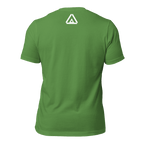 Leaf Pathfinder T-shirt back view with small red DIA logo near collar