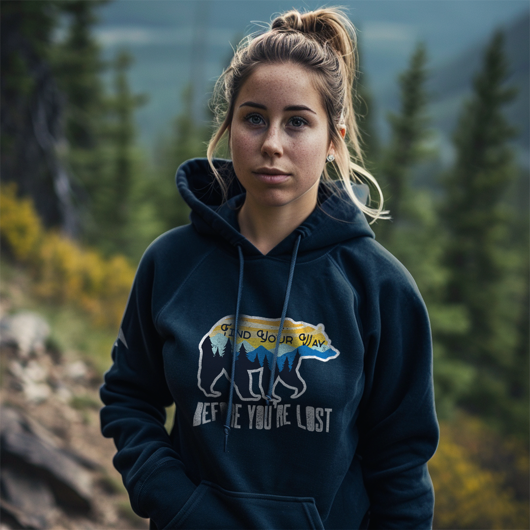 DIA Pathfinder: Find Your Way Mens Hoodie