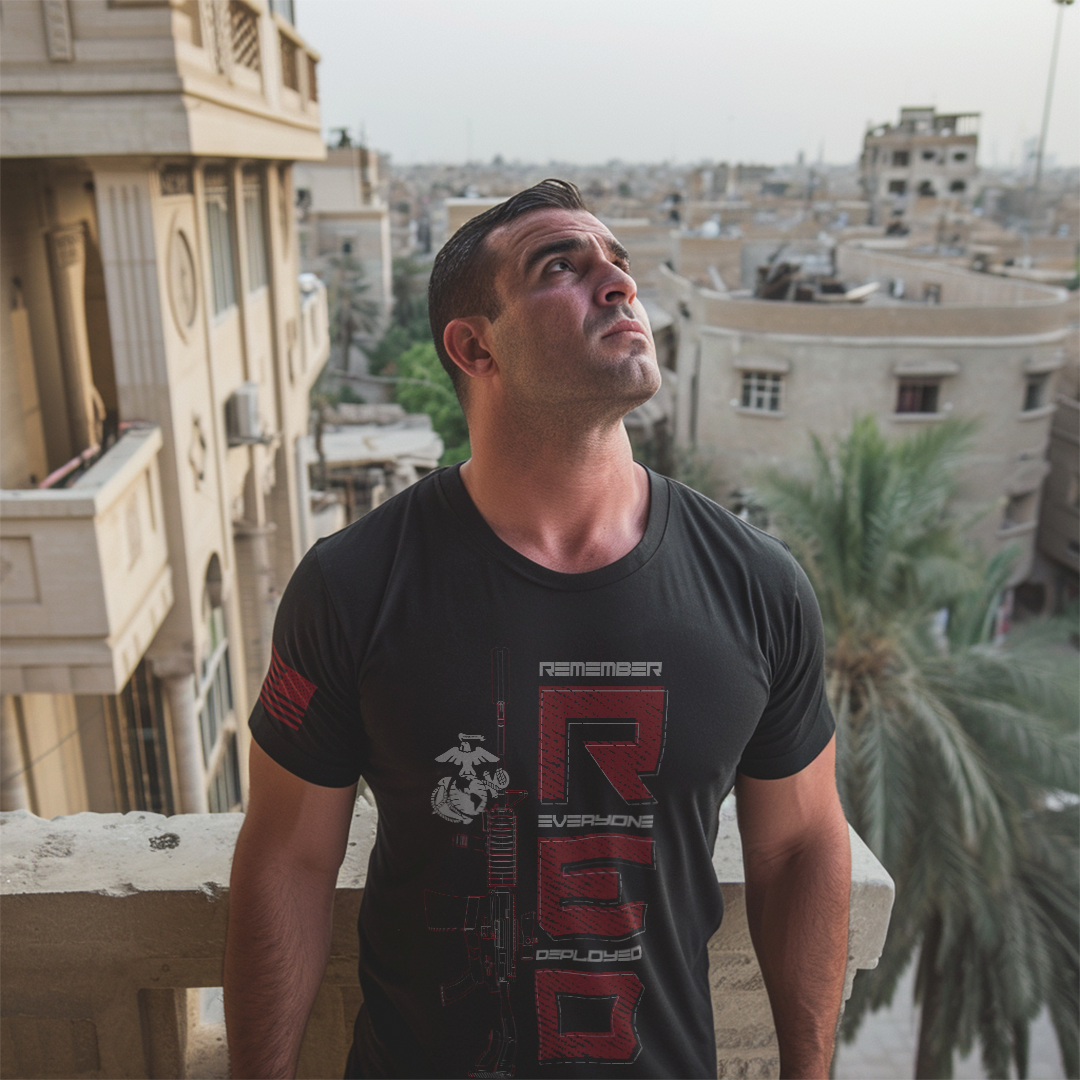 DIA Remember Everyone Deployed R.E.D. USMC Edition T-Shirt
