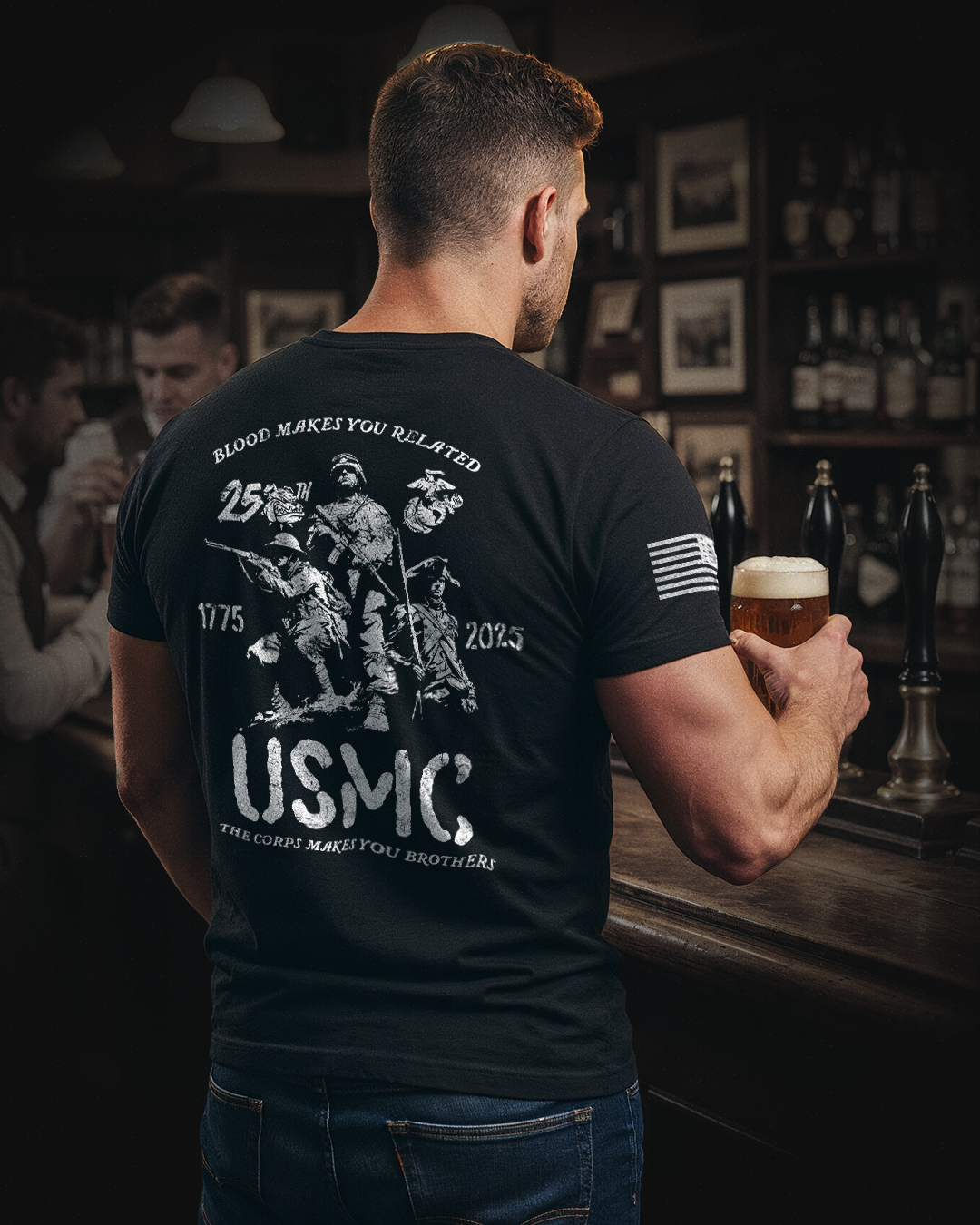 USMC Marines 250th Birthday T-Shirt