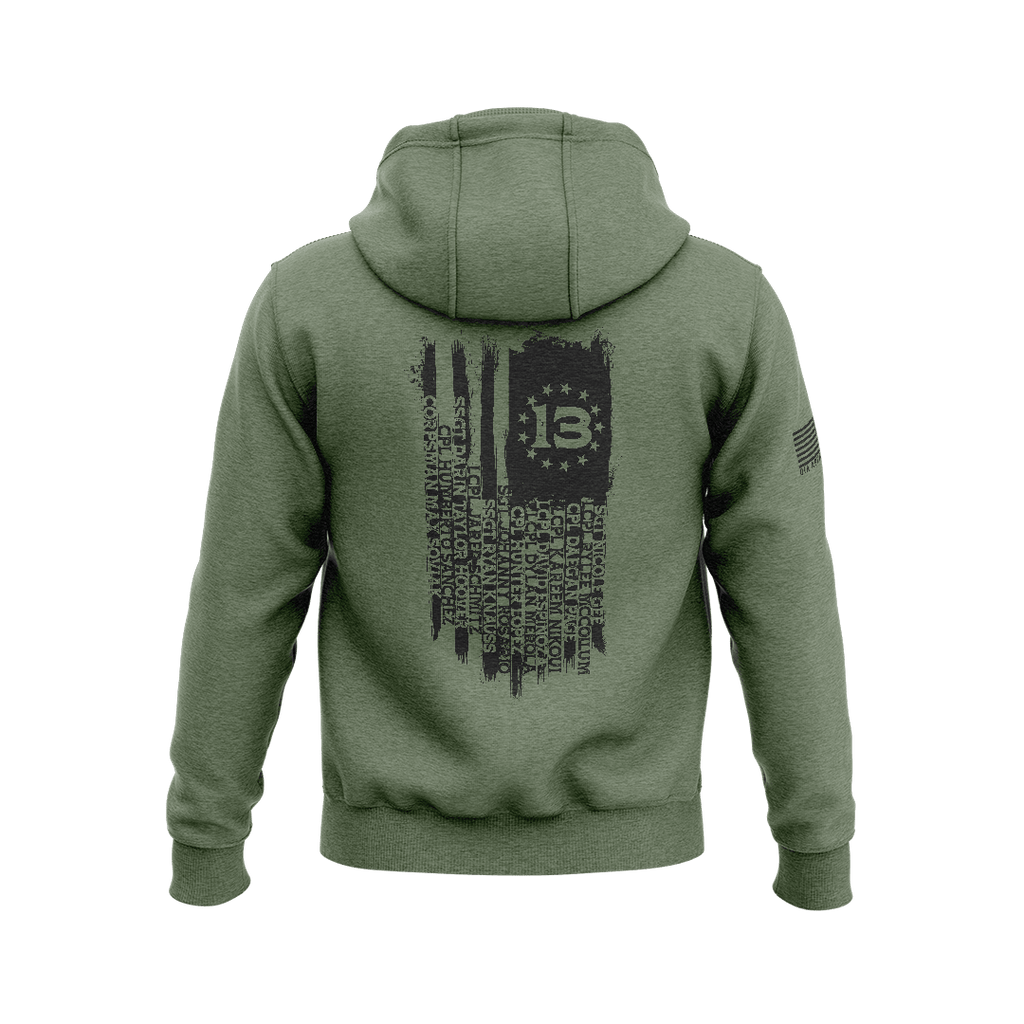 Special Edition Kabul 13 Names Hoodie - DIA Apparel Co.