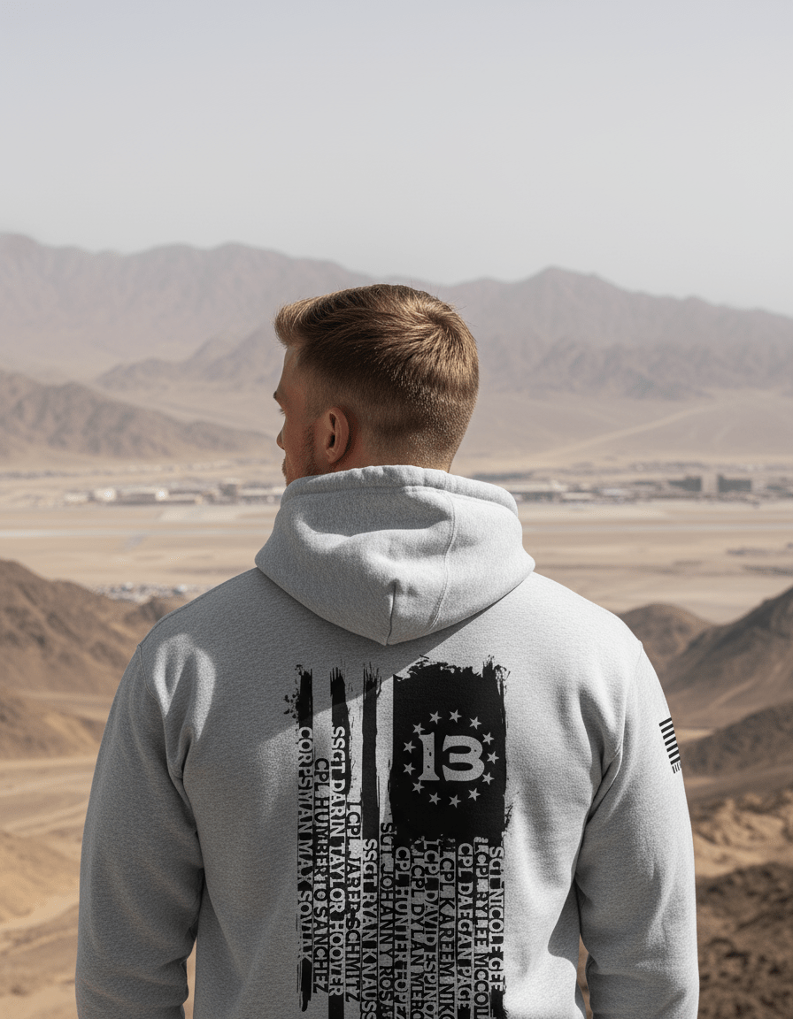 Special Edition Kabul 13 Names Hoodie - DIA Apparel Co.