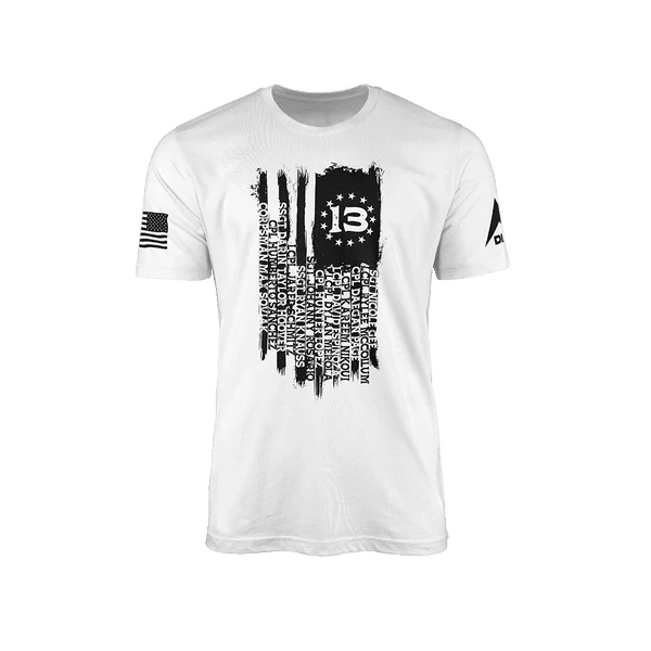 Special Edition Kabul 13 Names T-Shirt - DIA Apparel Co.