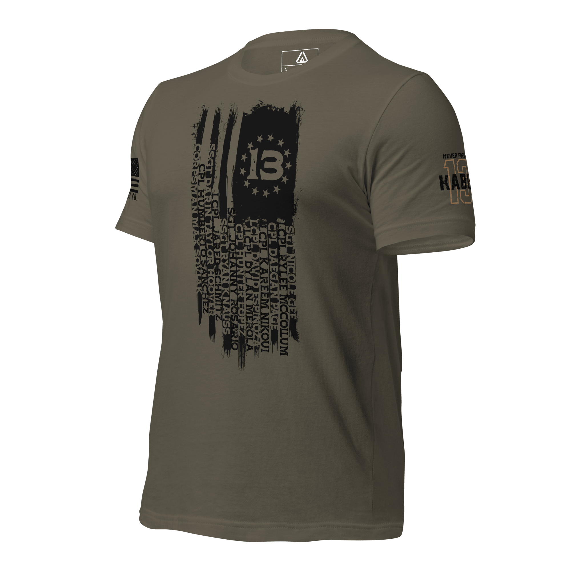 Special Edition Kabul 13 Names T-Shirt - DIA Apparel Co.