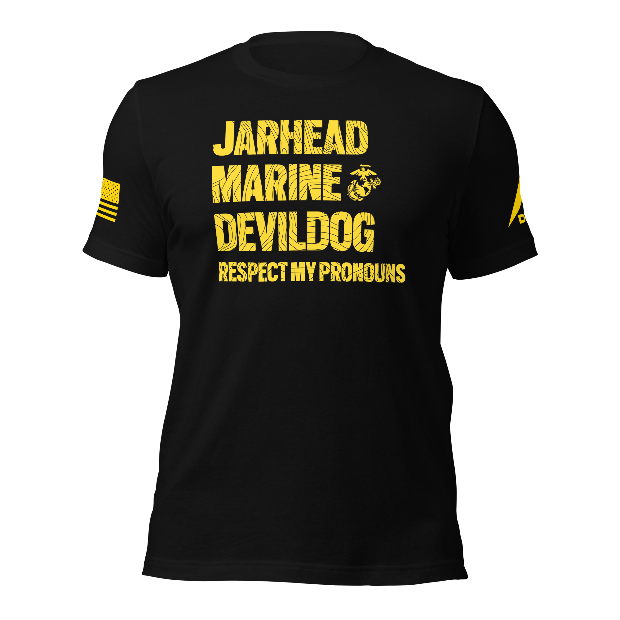 DIA Respect My Pronouns: USMC Jarhead Version T-Shirt