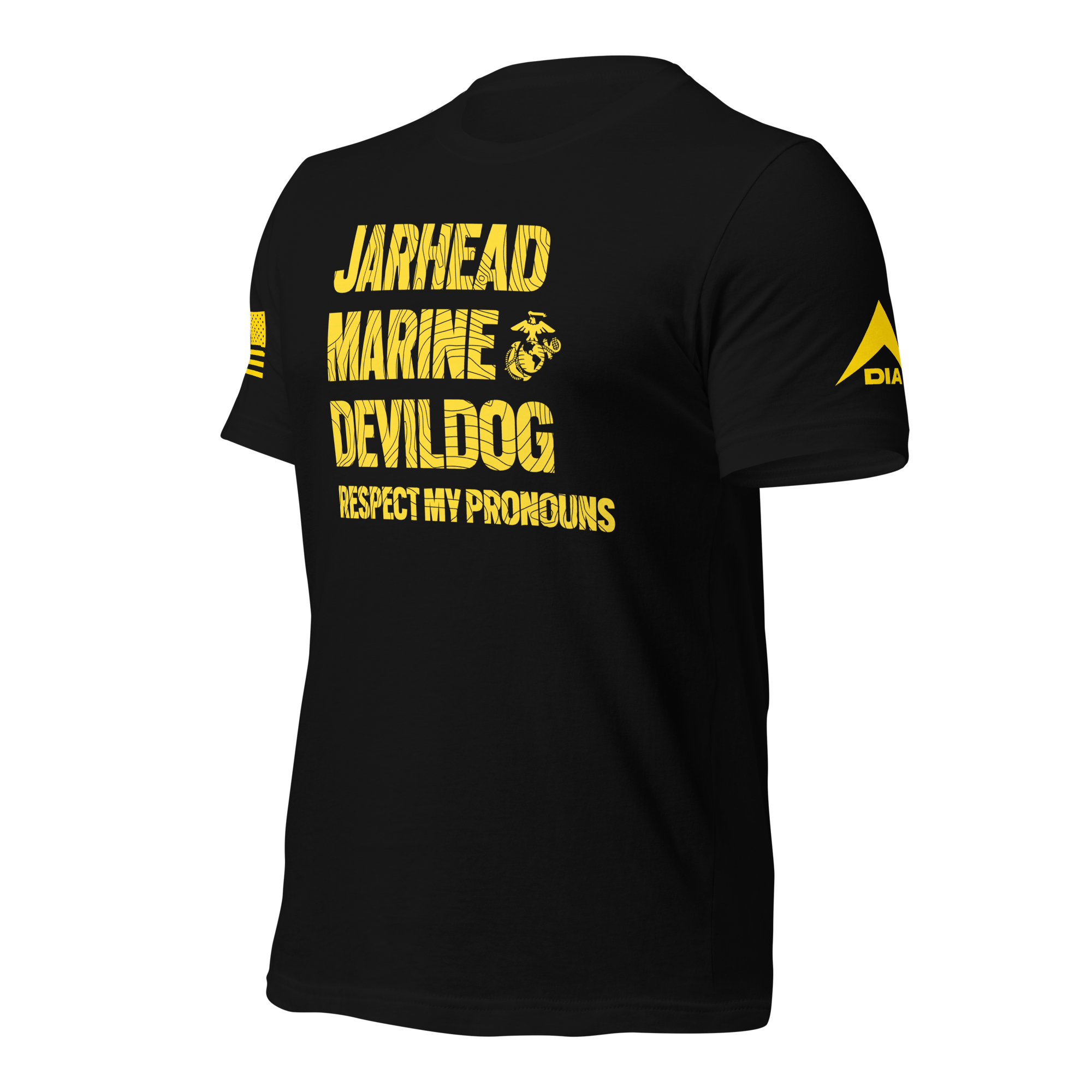 DIA Respect My Pronouns: USMC Jarhead Version T-Shirt