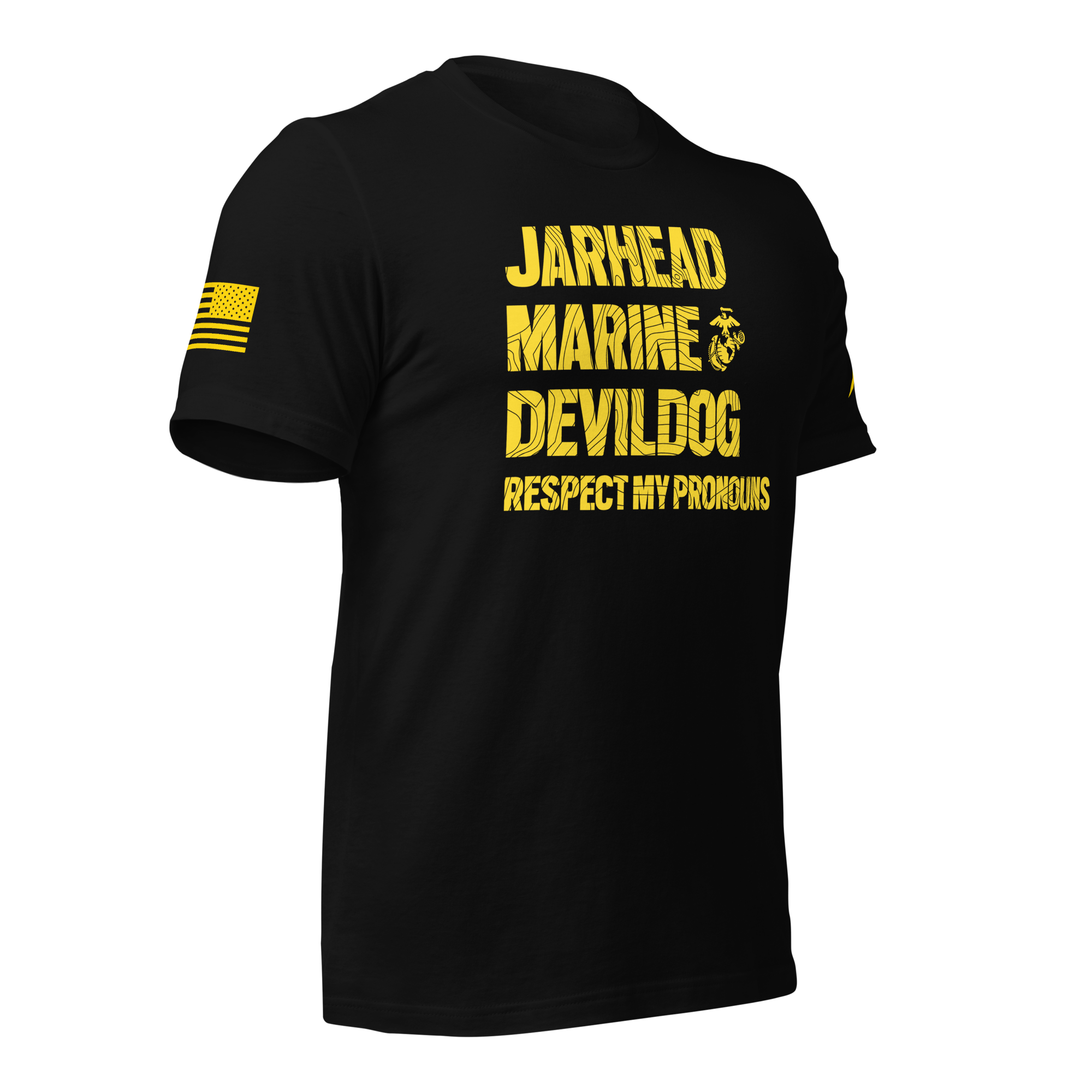 DIA Respect My Pronouns: USMC Jarhead Version T-Shirt