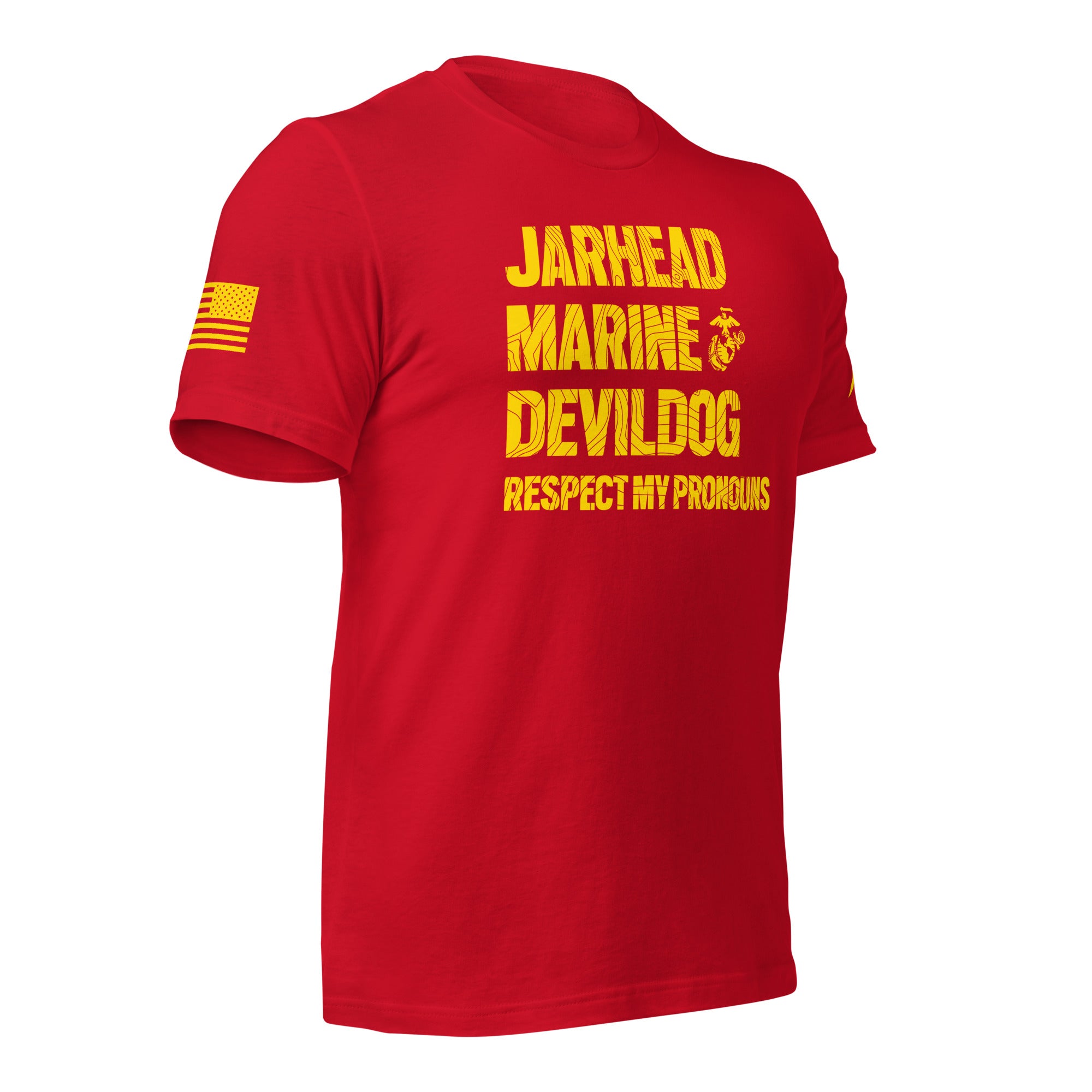 DIA Respect My Pronouns: USMC Jarhead Version T-Shirt