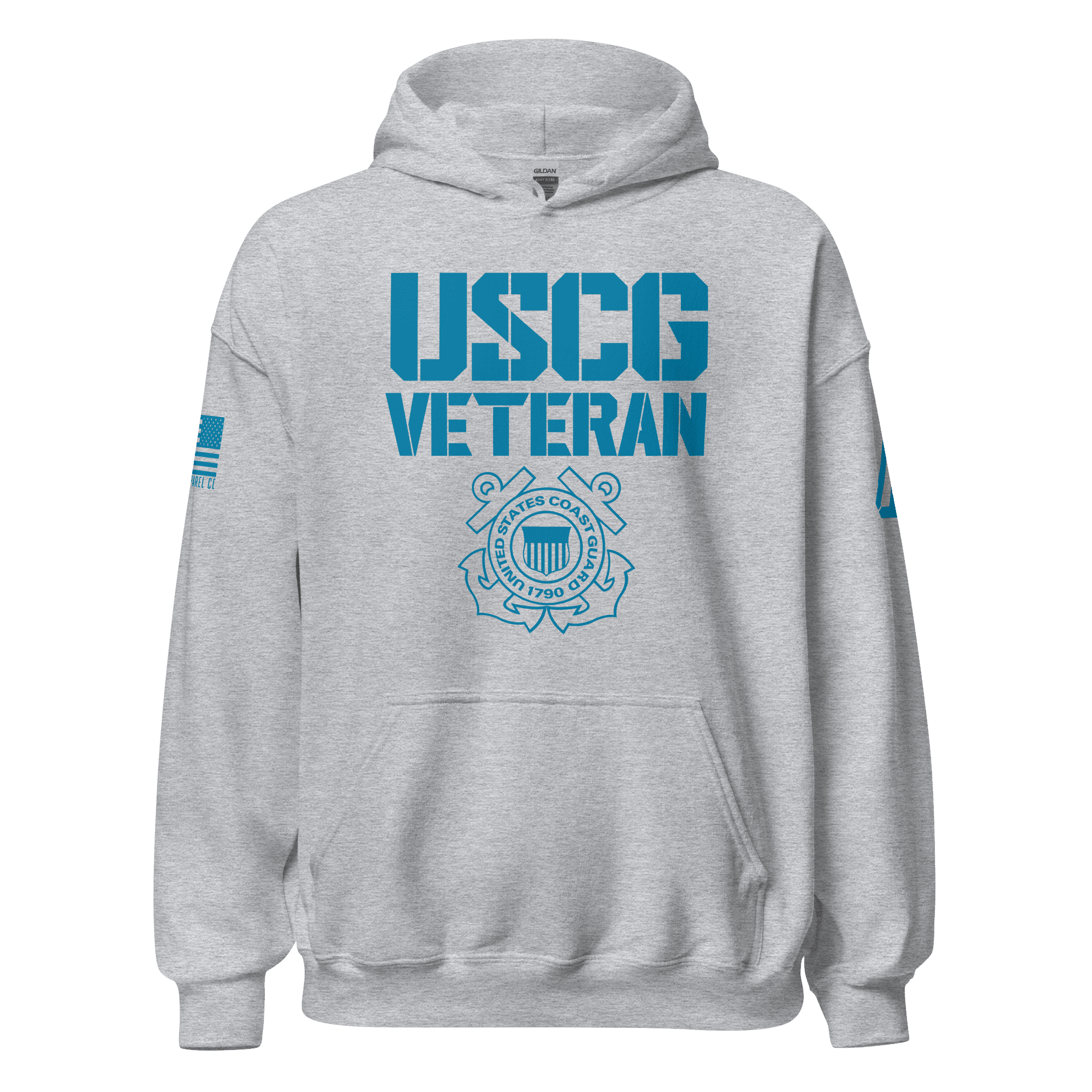 U.S. Coast Guard Veteran Hoodie - DIA Apparel Co.