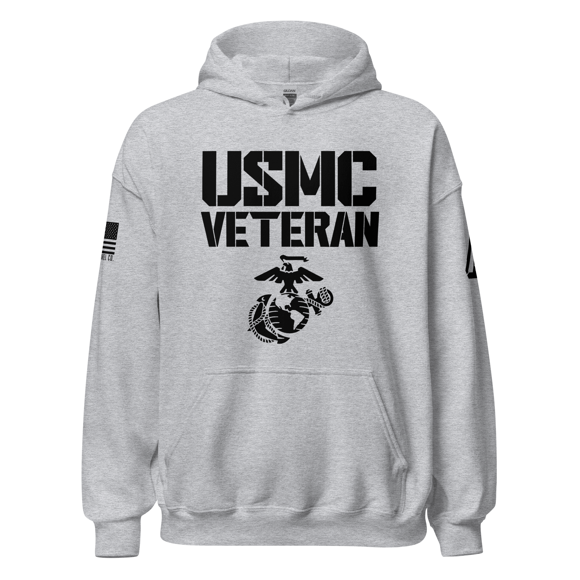 USMC Veteran Hoodie - DIA Apparel Co.