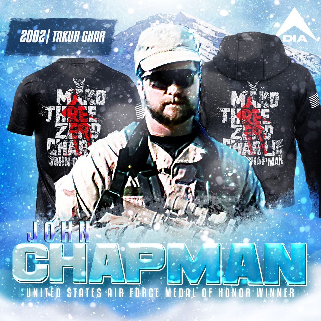 DIA Military Legends: John Chapman Mako Three Zero Charlie Hoodie