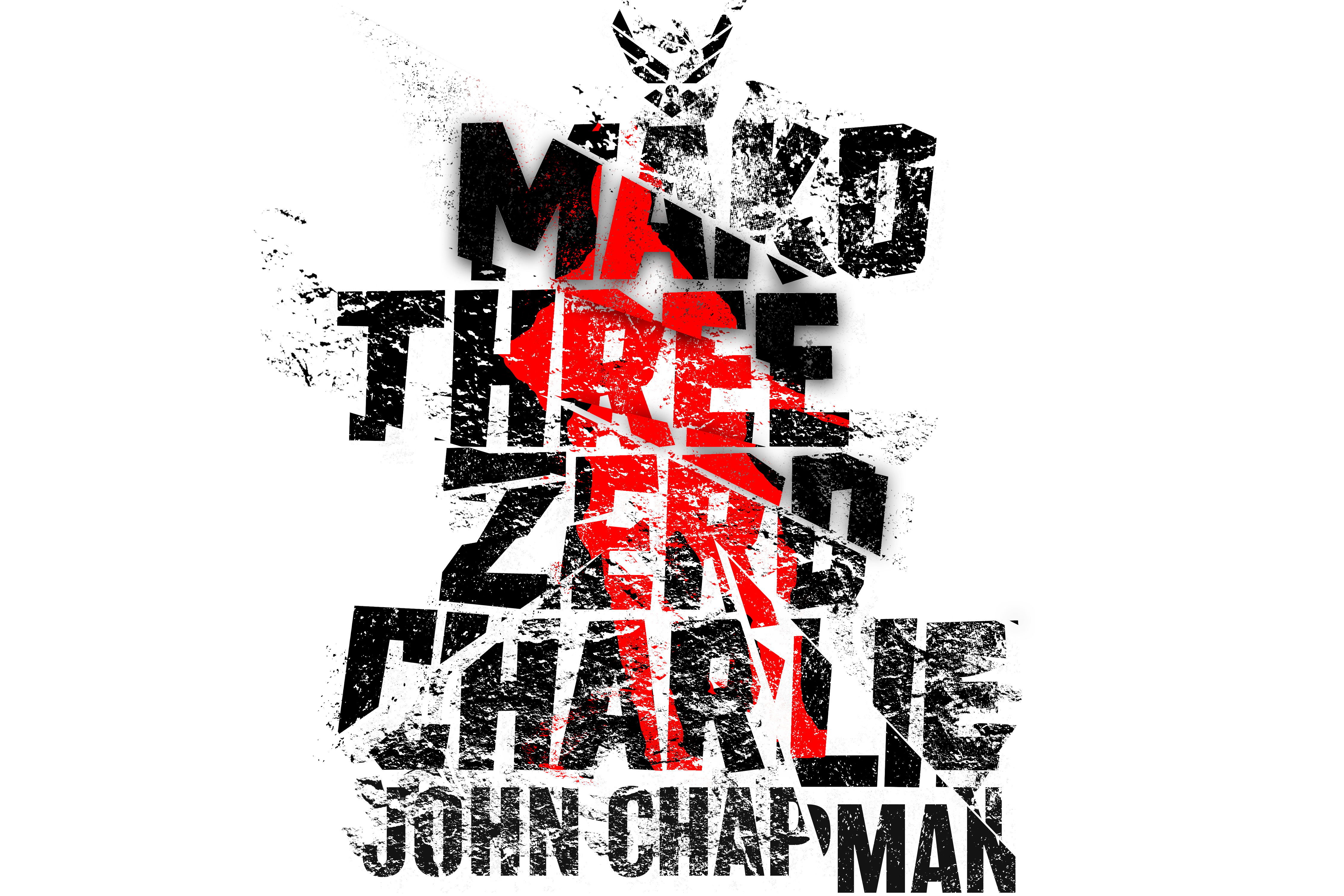 DIA Military Legends: John Chapman Mako Three Zero Charlie Back Print T-Shirt