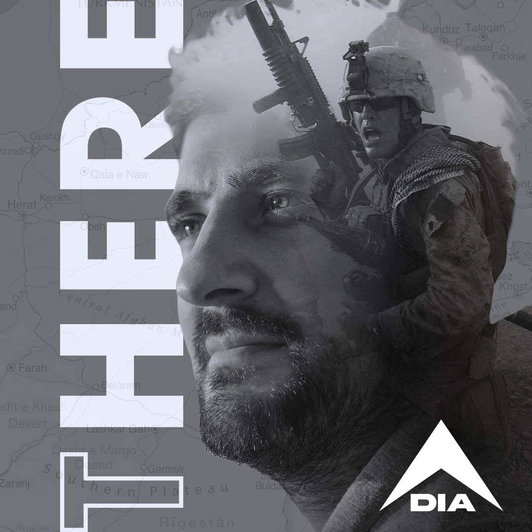 DIA T/HERE Afghanistan Air Force Mens T-Shirt