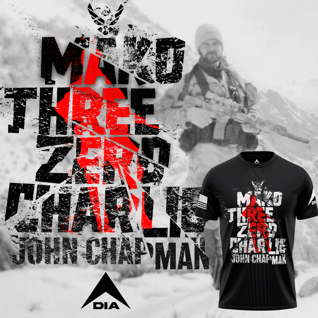 DIA Military Legends: John Chapman: Mako Three Zero Charlie T-Shirt